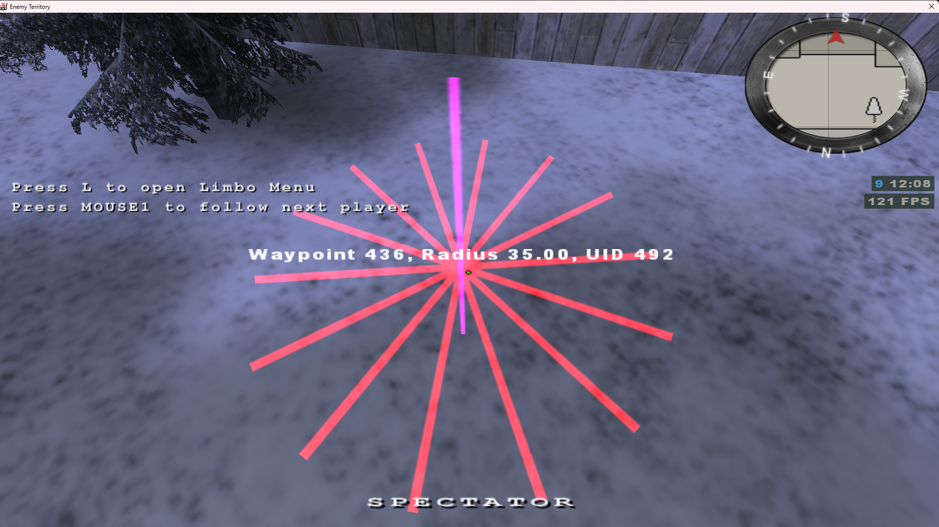 Waypoint posé seul en jeu